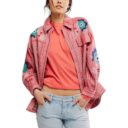 Embroidered Sashiko Shirt - Women's