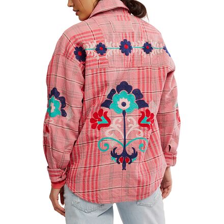 Free People - Embroidered Sashiko Shirt - Women's