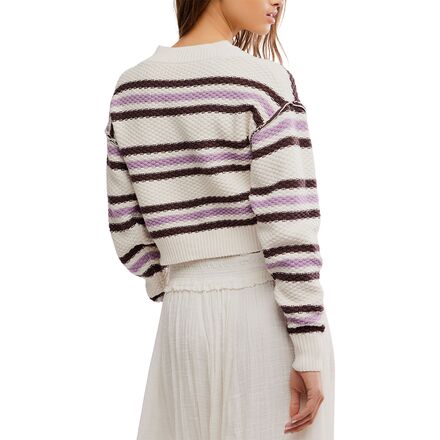 Free People - Lila Stripe Cardi - Women's