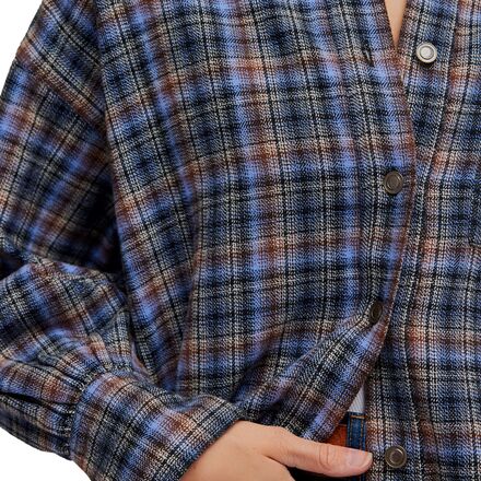 Free People - Ashley Plaid Long-Sleeve Shirt - Women's