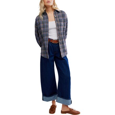 Free People - Ashley Plaid Long-Sleeve Shirt - Women's