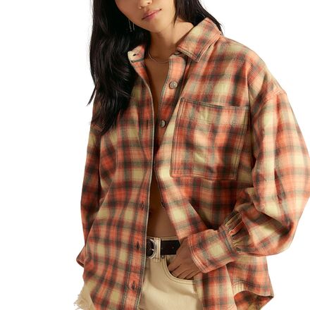 Free People - Ashley Plaid Long-Sleeve Shirt - Women's