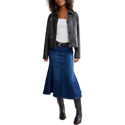 Free People - Hera Vegan Leather Jacket - Women's