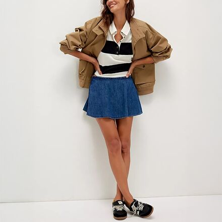 Free People - Paradise Found Denim Skort - Women's