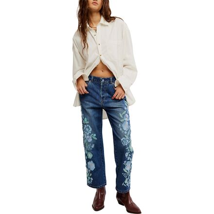 Free People - Willow Floral Embroidered Pant - Women's