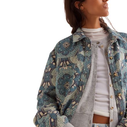 Free People - Brick Lane Jacquard Maxi Shirt Jacket - Women's