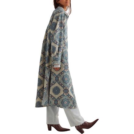 Free People - Brick Lane Jacquard Maxi Shirt Jacket - Women's