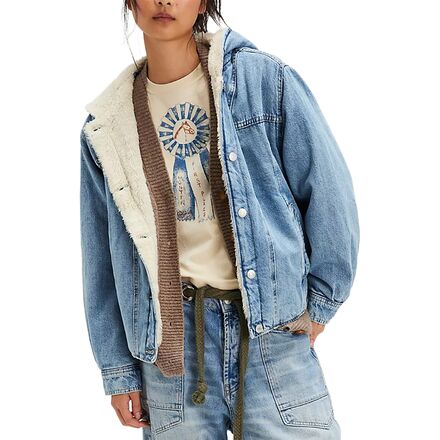 Asher Cozy Denim Jacket - Women's
