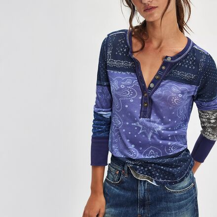 Free People - Indie Printed Cuff Top - Women's