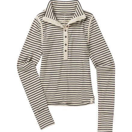 Lake Henley Stripe Top - Women's
