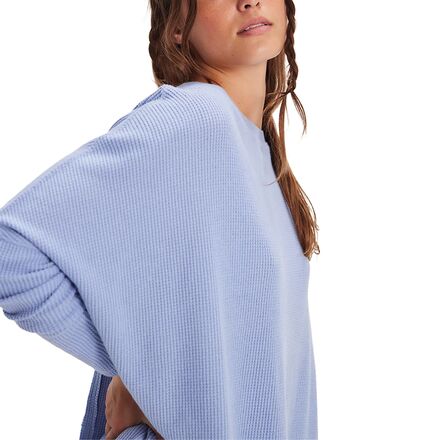 Free People - Latte Blues Thermal Solid Top - Women's