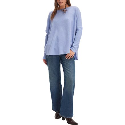 Free People - Latte Blues Thermal Solid Top - Women's
