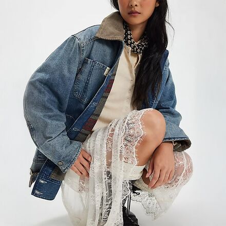 Free People - Sweet Talk Denim Barn Coat - Women's