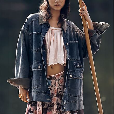 Free People - Sweet Talk Denim Barn Coat - Women's