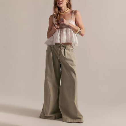 Free People - Julien Wide Leg Chino Pant - Women's