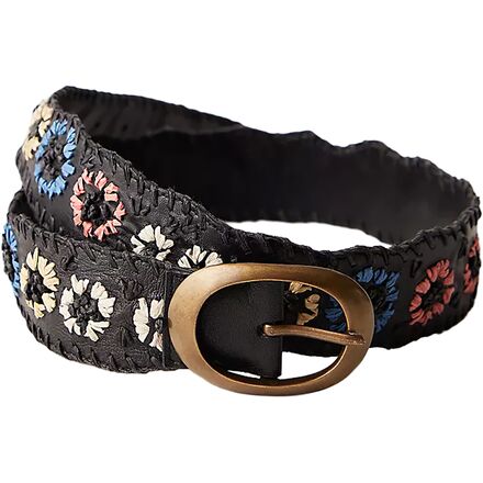 Indigo Dreaming Raffia Belt - Women's