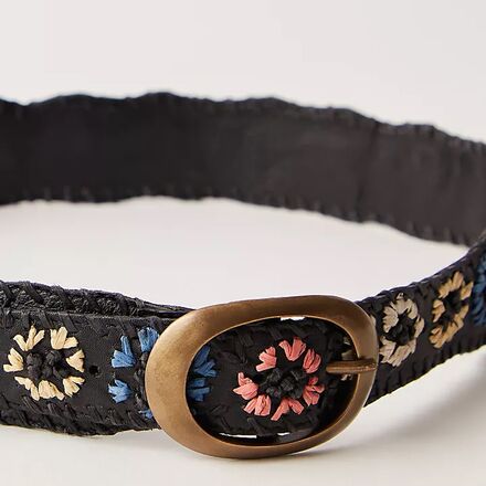 Free People - Indigo Dreaming Raffia Belt - Women's