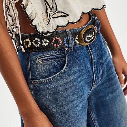 Free People - Indigo Dreaming Raffia Belt - Women's