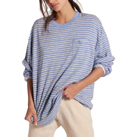 All Love Stripe Pocket Shirt - Women's