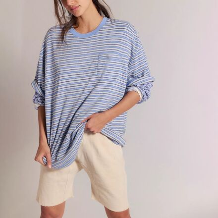 Free People - All Love Stripe Pocket Shirt - Women's
