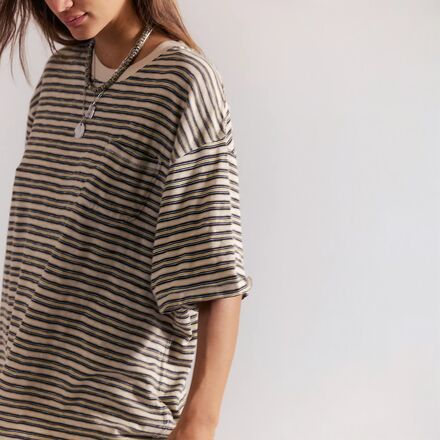 Free People - All Love Stripe Pocket Shirt - Women's