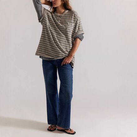Free People - All Love Stripe Pocket Shirt - Women's