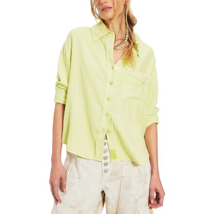 We The Free Laurel Linen Button-Up Shirt - Women's