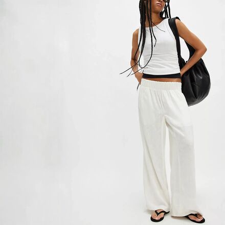 Free People - Days End Linen Pull On Pant - Women's