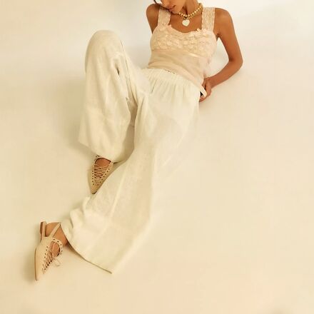 Free People - Days End Linen Pull On Pant - Women's