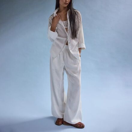 Free People - Days End Linen Pull On Pant - Women's