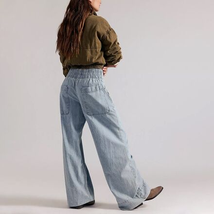 Free People - Breezy Denim Pull On Pant - Women's