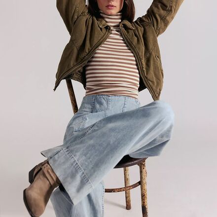 Free People - Breezy Denim Pull On Pant - Women's