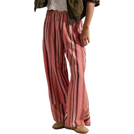 Days End Solar Linen Stripe Pant - Women's