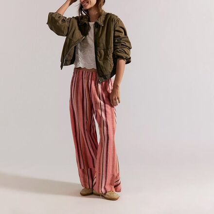 Free People - Days End Solar Linen Stripe Pant - Women's
