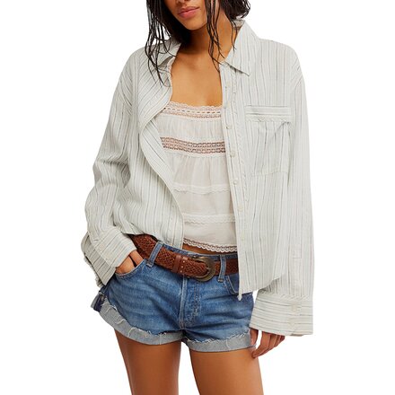 Striped Linen Laurel Shirt - Women's