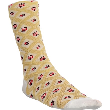 Floral Jacquard Trouser Sock- Women's