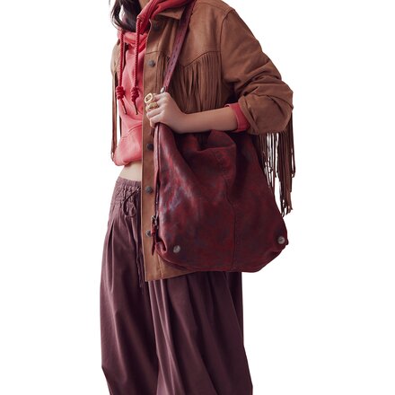 Free People - Dallas Distressed Lea Bag - Women's