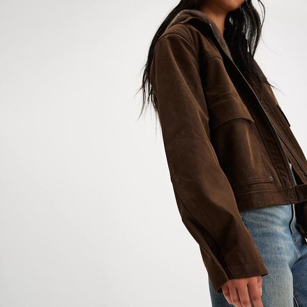 Free People - Blair Vegan Suede Sierra Jacket - Women's