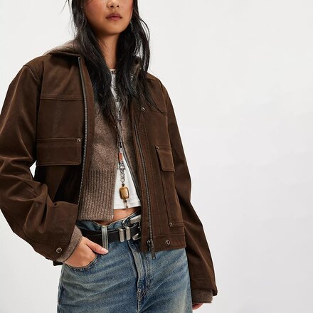 Free People - Blair Vegan Suede Sierra Jacket - Women's