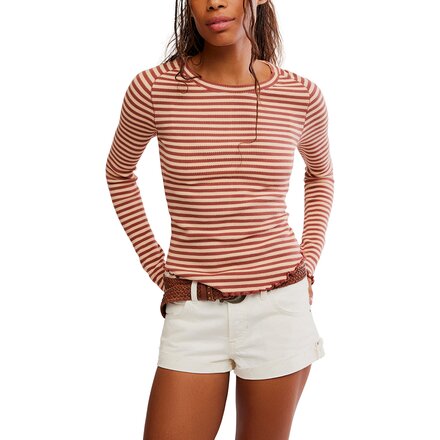 Easy Does It Striped Long-Sleeve T-Shirt - Women's