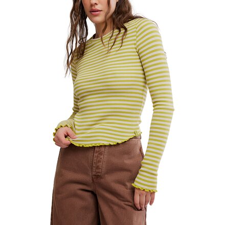 Easy Does It Striped Long-Sleeve T-Shirt - Women's