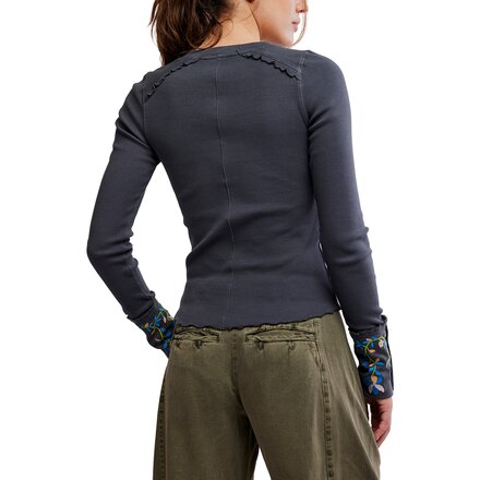 Free People - Fleur Embroidered Cuff Shirt - Women's
