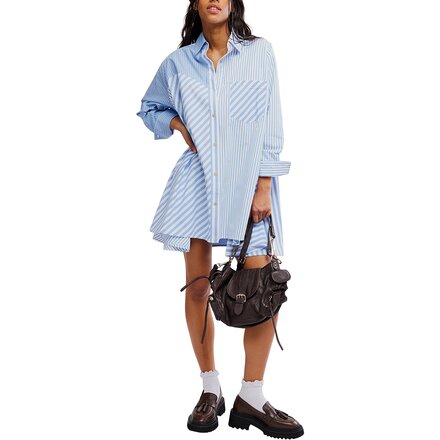 Free People - Oxford Club Mini Dress - Women's