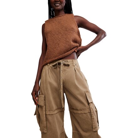 Free People - Reef Curved Cargo Twill Pant - Women's