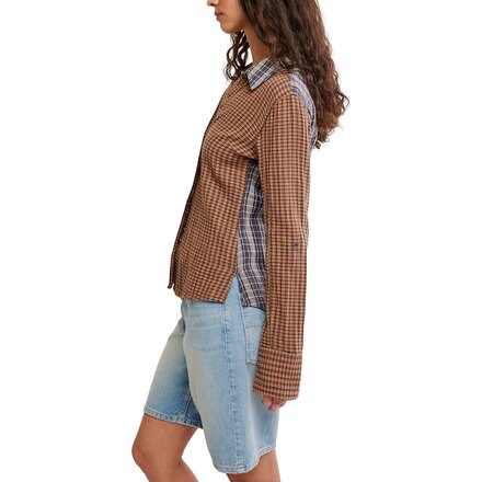 Free People - Benny Slim Yd Plaid Shirt - Women's