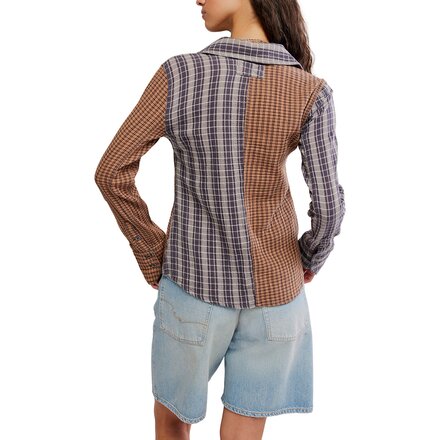 Free People - Benny Slim Yd Plaid Shirt - Women's
