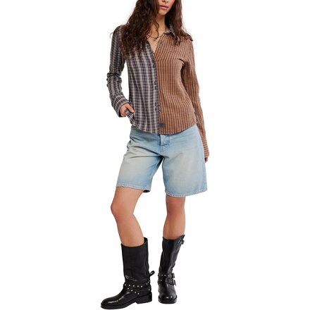 Free People - Benny Slim Yd Plaid Shirt - Women's