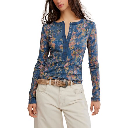 Jamie Printed Henley - Women's