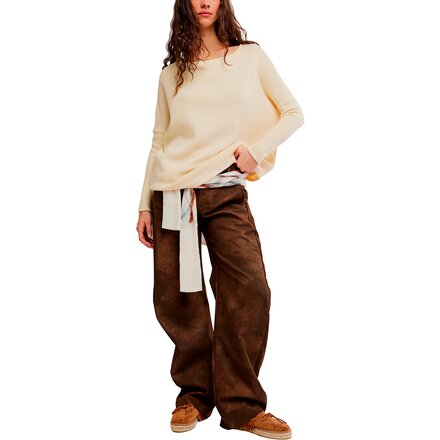 Free People - Latte Blues Solid Thermal Top - Women's