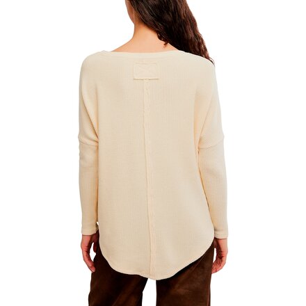 Free People - Latte Blues Solid Thermal Top - Women's